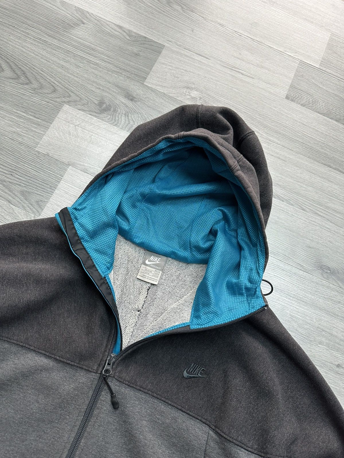 Nike × Vintage Vintage full zip hoodie Nike air 90s Size US L / EU 52-54 / 3 - 4 Thumbnail