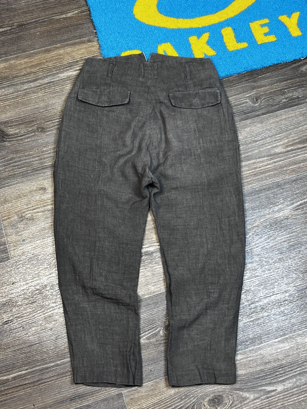 Japanese Brand × The Viridi-anne The Viridi-Anne Linen Cropped Gray Pants Size US 32 / EU 48 - 9 Thumbnail