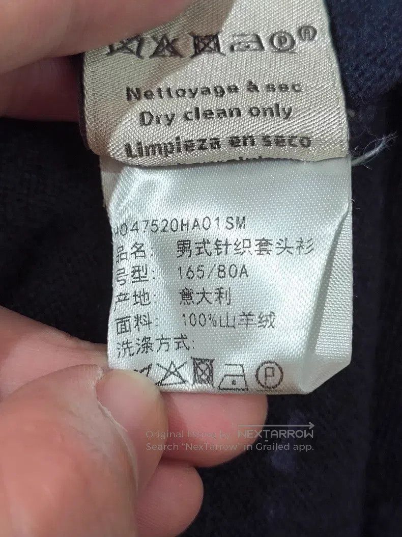 Hermes Hermes Geometric logo, cashmere knitted long-sleeved pullo Size US XS / EU 42 / 0 - 7 Thumbnail