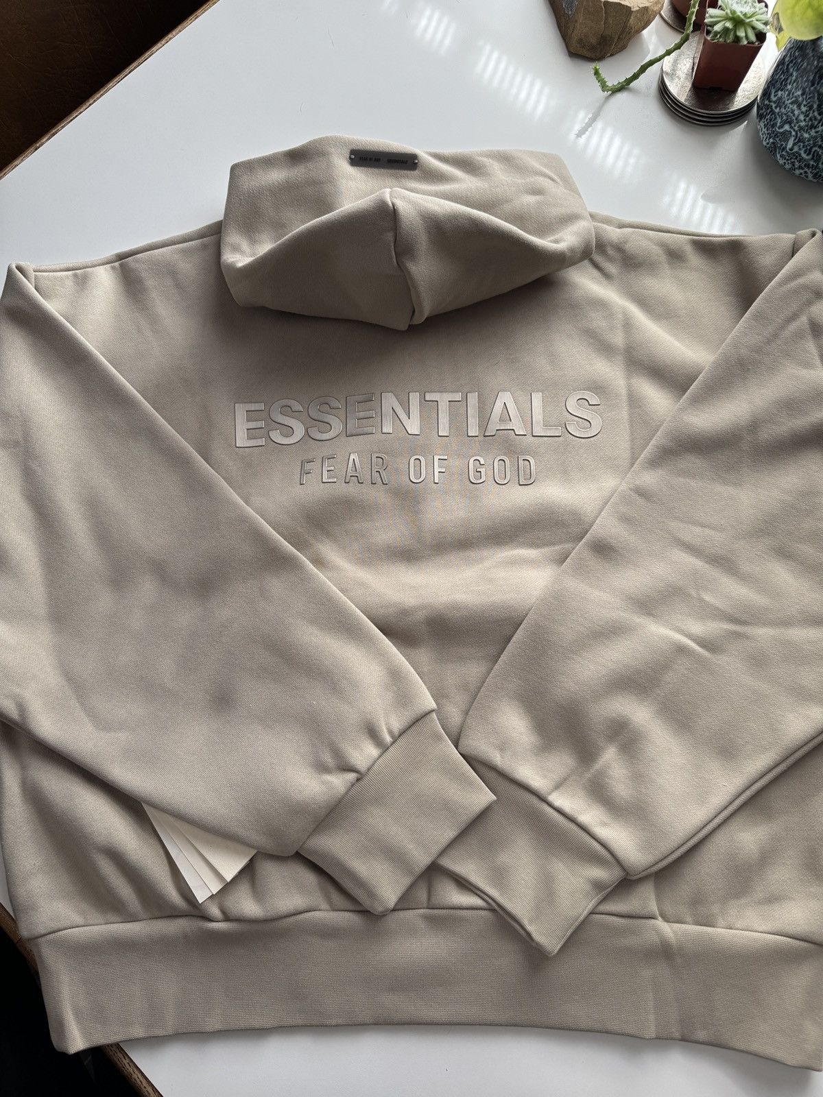 Fear of God Essentials Hoodie (2025) Beige