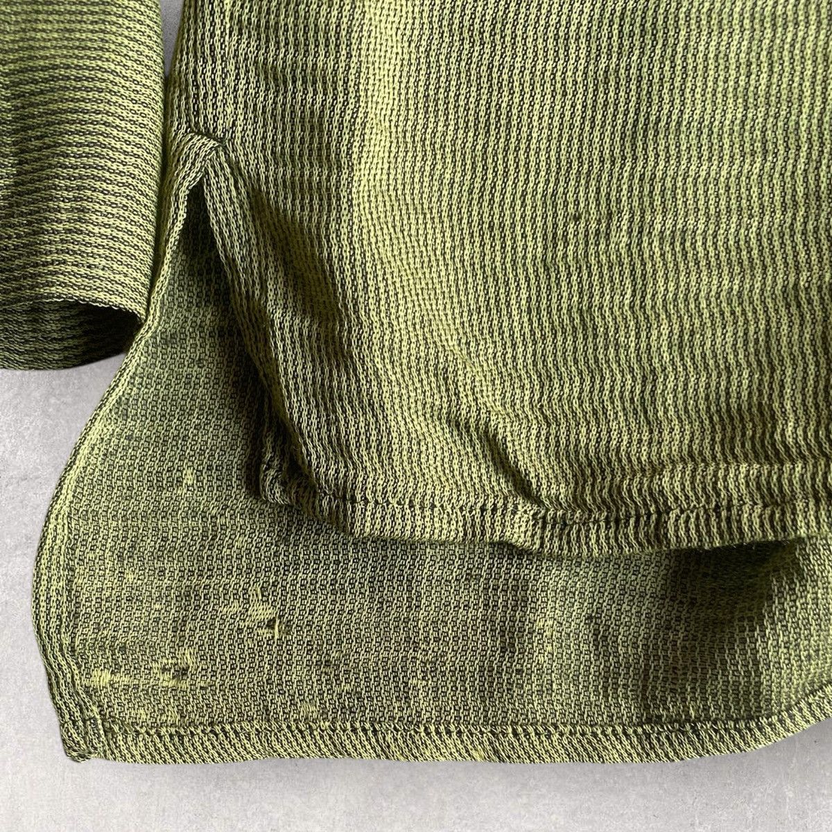 Yohji Yamamoto Y’s Rayon Blend Green Oversized Shirt Size ONE SIZE - 9 Thumbnail