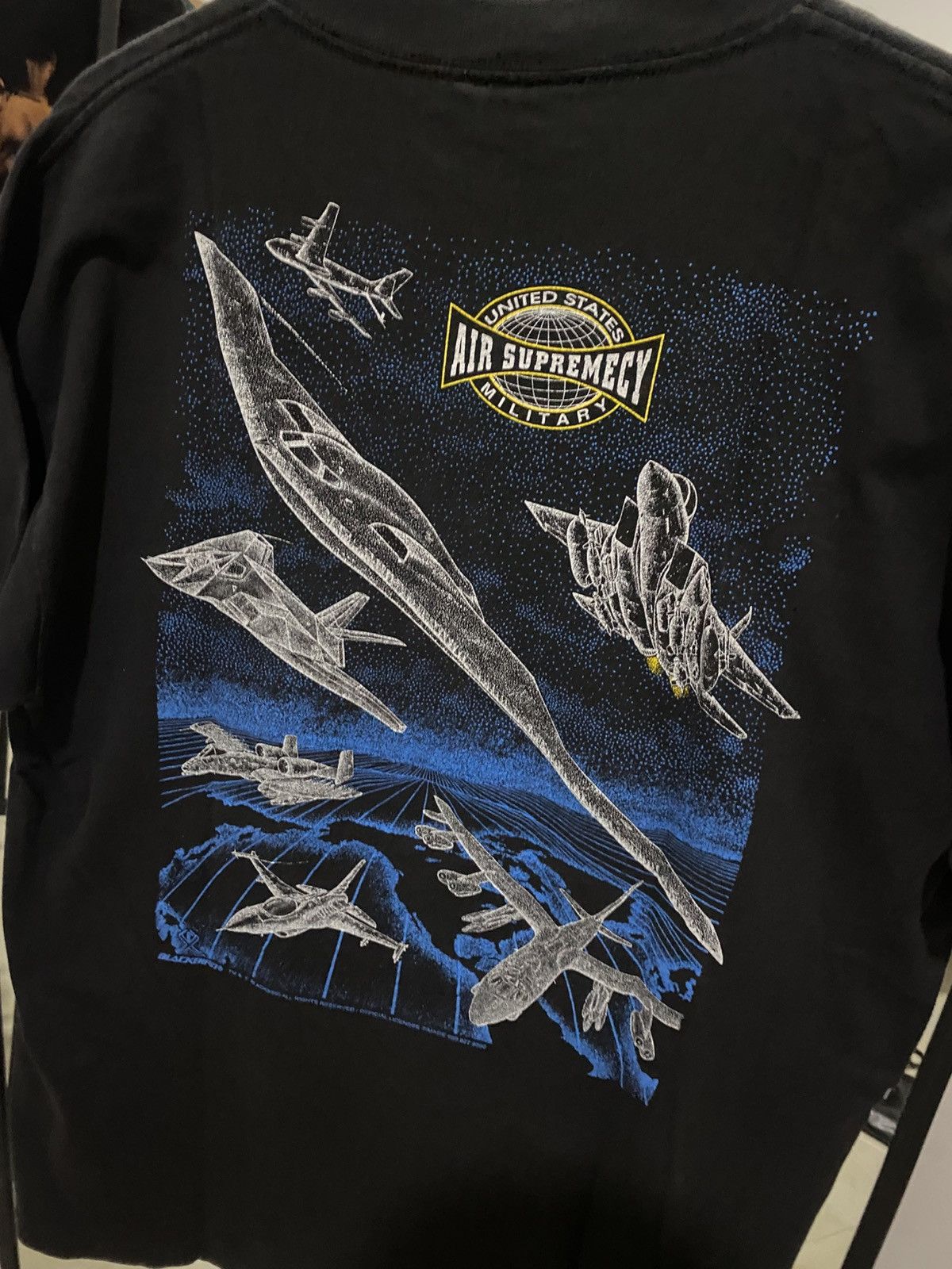 Other Vintage Air Supremacy Military T-Shirt Size US XL / EU 56 / 4 - 3 Thumbnail
