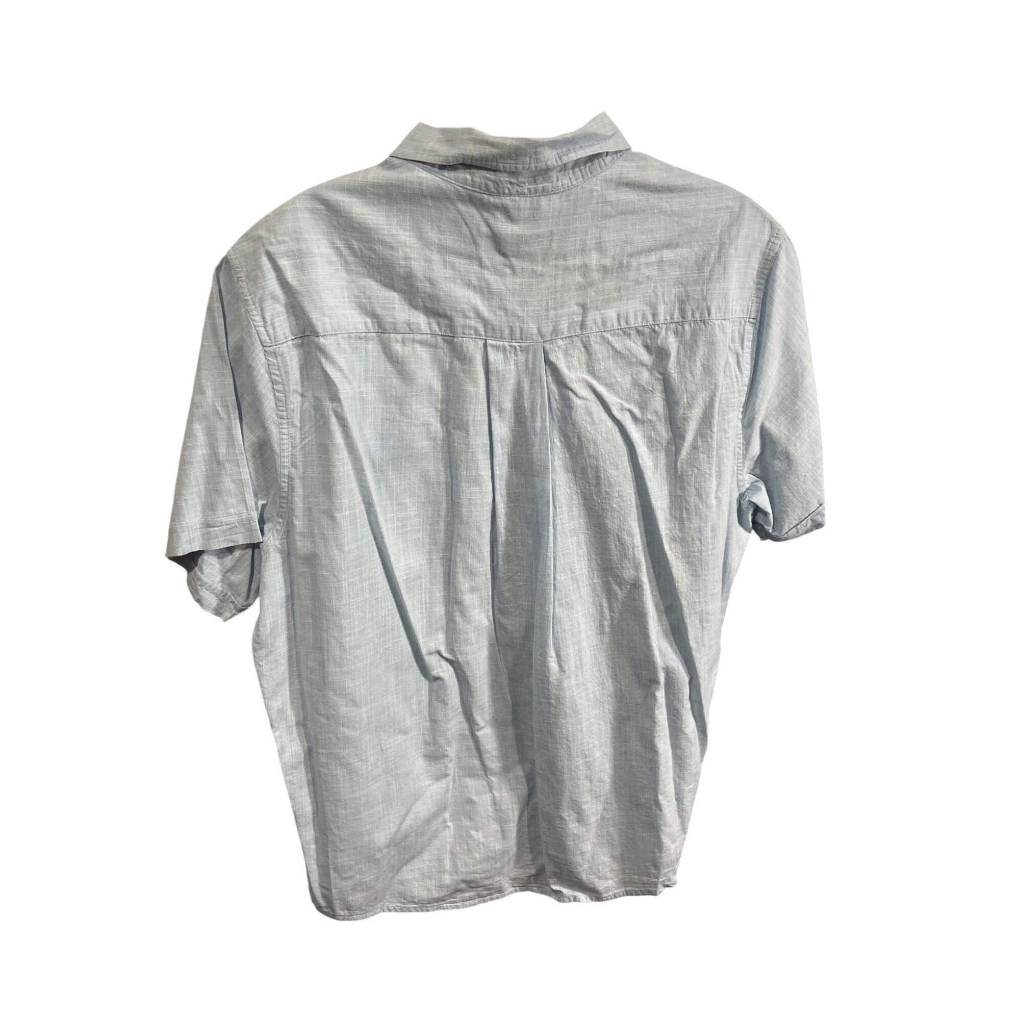 Tricots St. Raphael Tricots St. Raphael Mens XL Light Blue Short Sleeve Button-D Size US XL / EU 56 / 4 - 6 Thumbnail