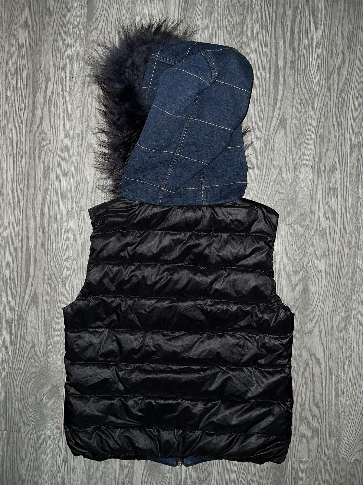 Le Grande Bleu (L.G.B.) Skull Fur puffer jacket 🎸☠️ Size US M / EU 48-50 / 2 - 3 Thumbnail