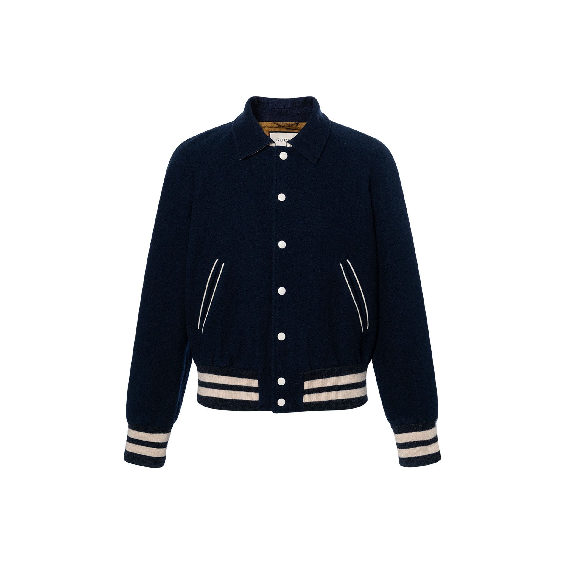 Gucci Gucci Wool Varsity Jacket Size M Size US M / EU 48-50 / 2 - 1 Thumbnail