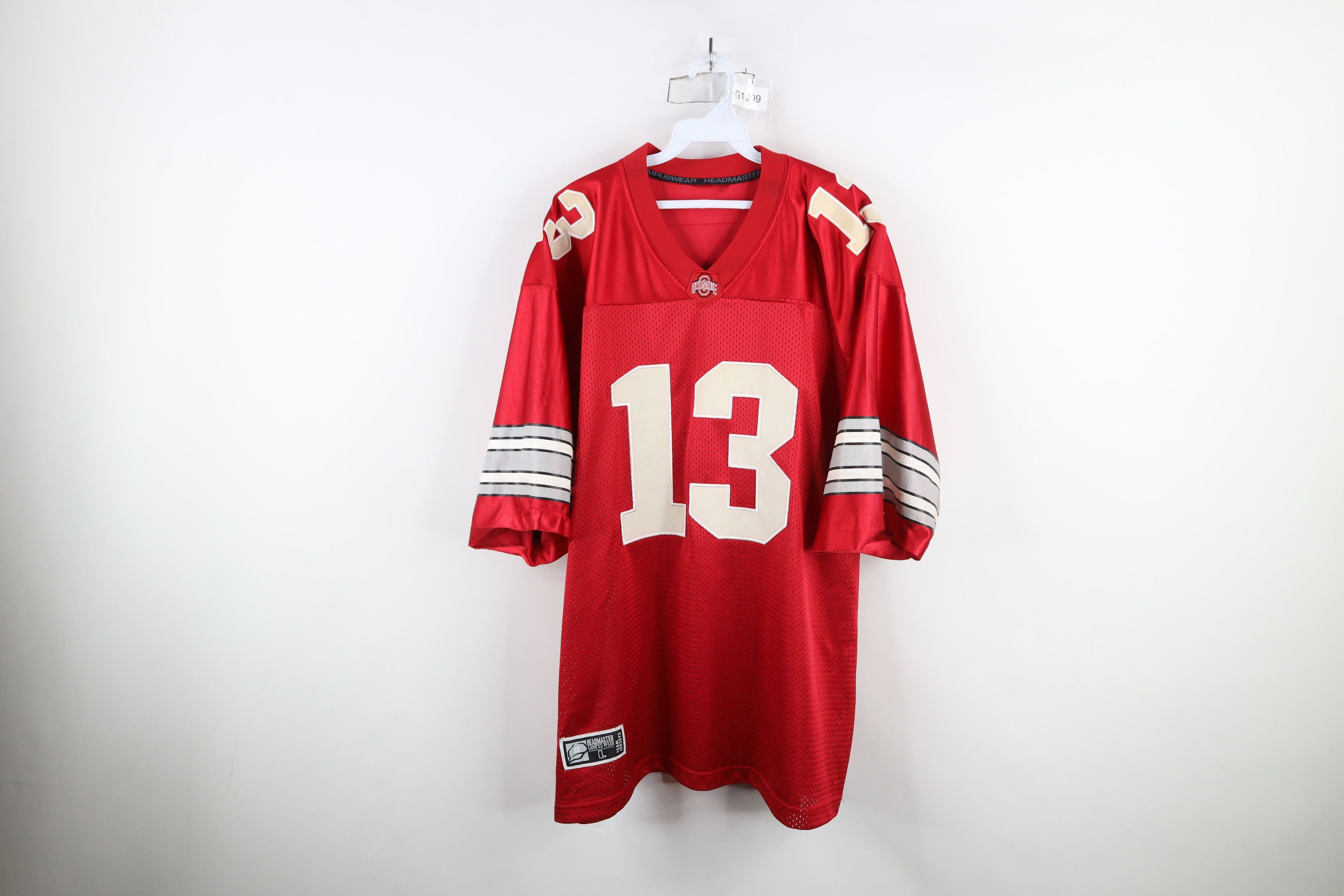 Vintage Vintage Baggy Ohio State University Football Jersey #13 Size US L / EU 52-54 / 3 - 1 Thumbnail