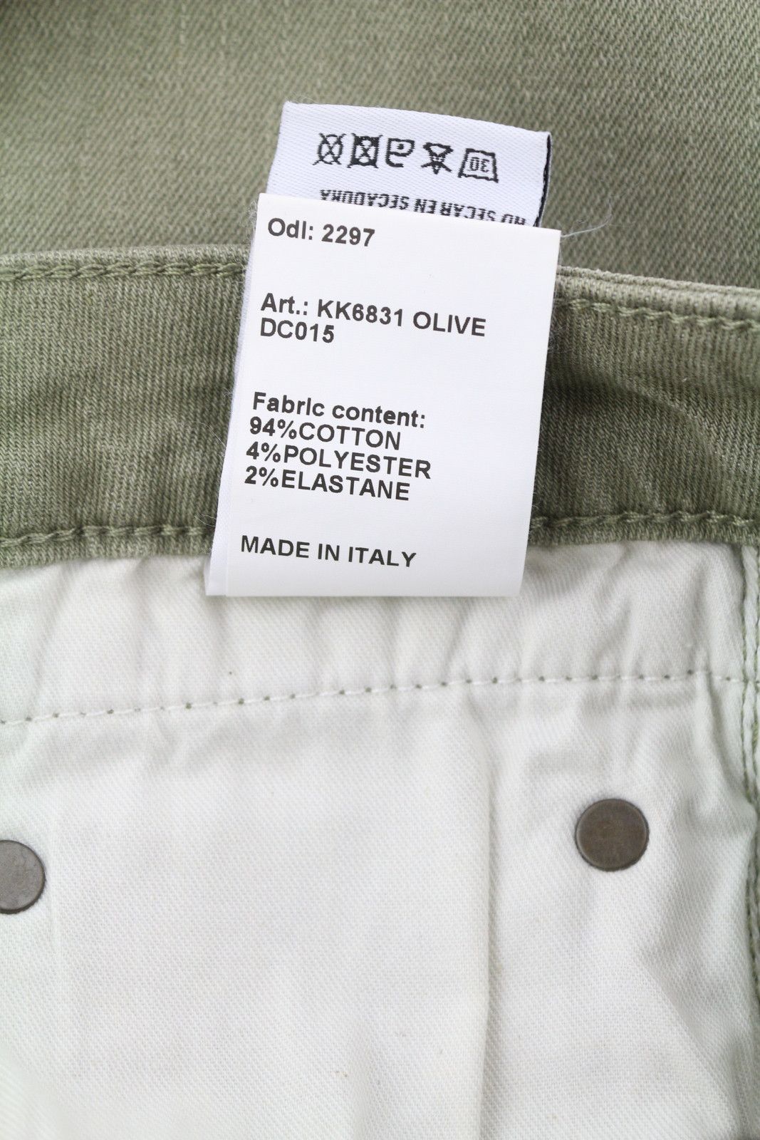 R13 BOY STRAIGHT 27 Cropped Washed Olive Green 84498 Size 27" / US 4 / IT 40 - 11 Thumbnail