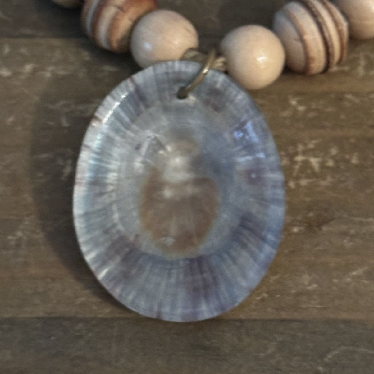 Vintage Vintage Limpet shell pendant cord necklace Size ONE SIZE - 4 Thumbnail