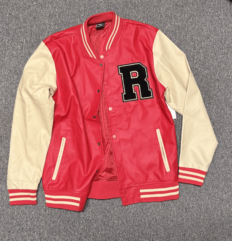 Vintage Vintage Red Letterman Varsity Jacket Size US M / EU 48-50 / 2 - 1 Thumbnail