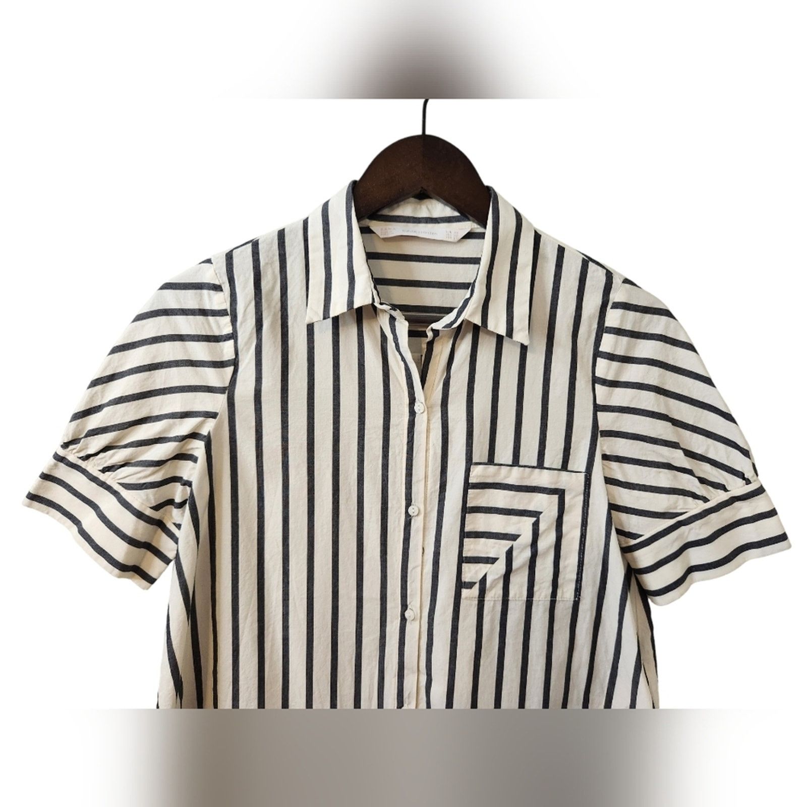 Zara Zara Trafaluc Striped button down Blouse xs Size XS / US 0-2 / IT 36-38 - 4 Thumbnail
