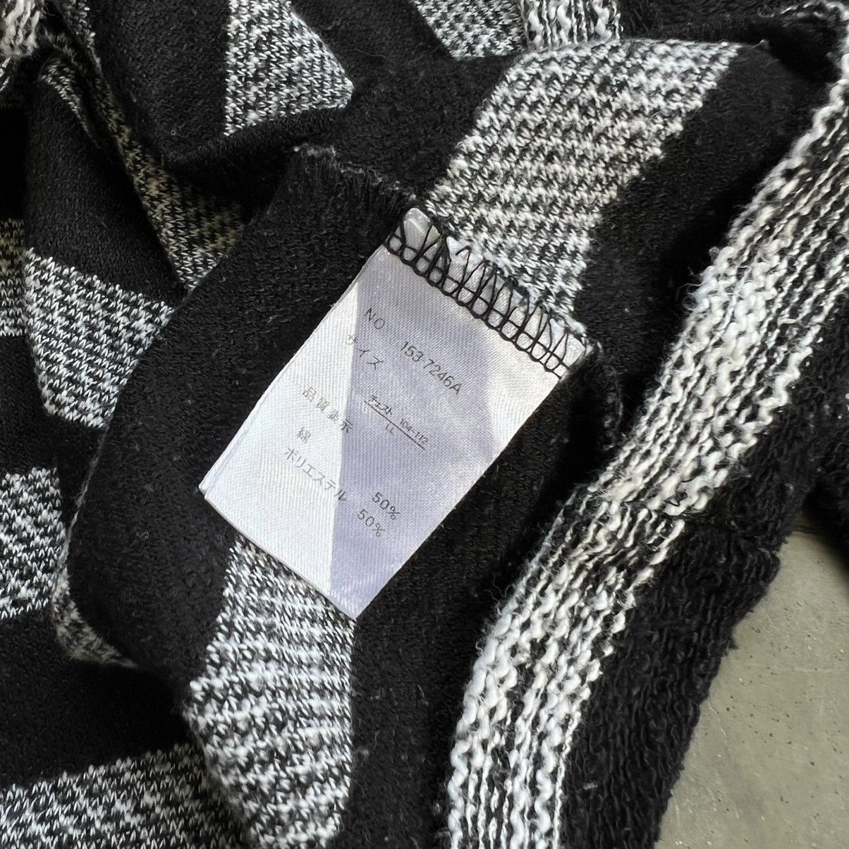 In The Attic 2000s In The Attic Vkei Style Stripe Knit Longsleeve Shirt Size US L / EU 52-54 / 3 - 5 Thumbnail