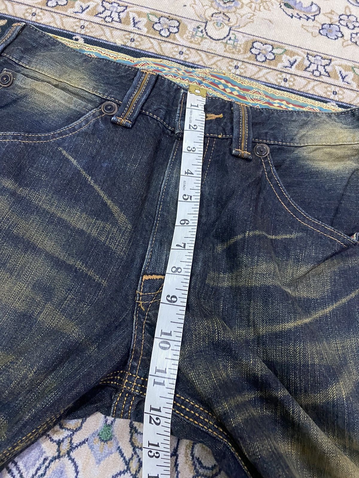 Japanese Brand Vintage edwin buckle back rusty pants Size US 30 / EU 46 - 15 Thumbnail