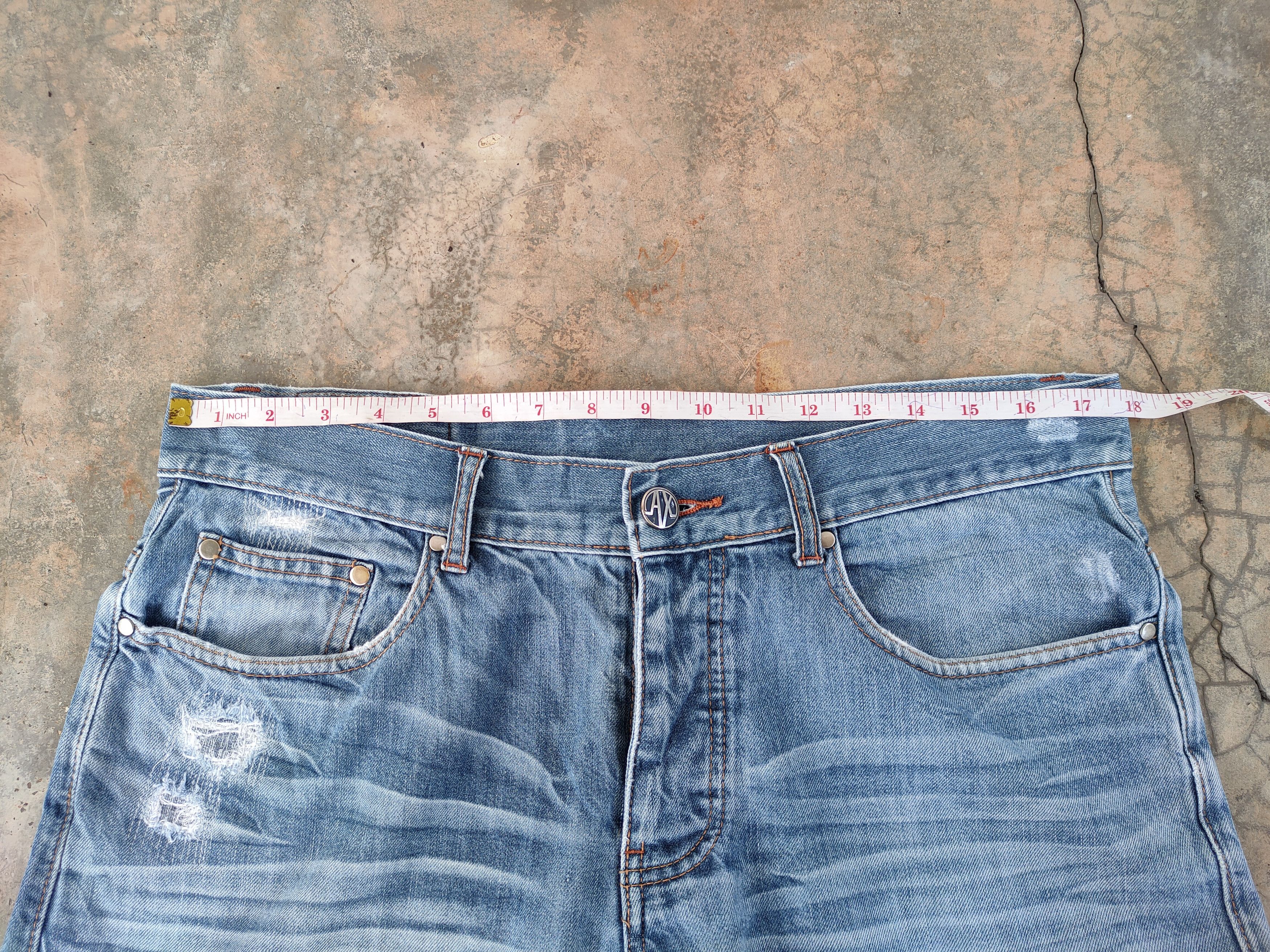 Armani Exchange # VINTAGE ARMANI EXCHANGE FADED JEANS PANTS Size US 35 - 6 Thumbnail