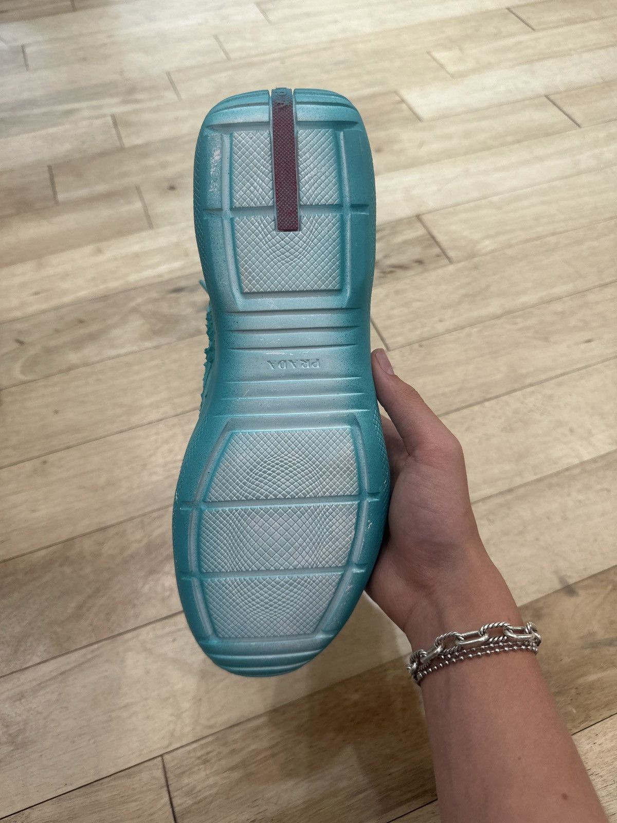 Prada Prada x Cassius Hirst Ice Blue 'Attack' Cups Size 9 Size US 10.5 / EU 43-44 - 10 Thumbnail