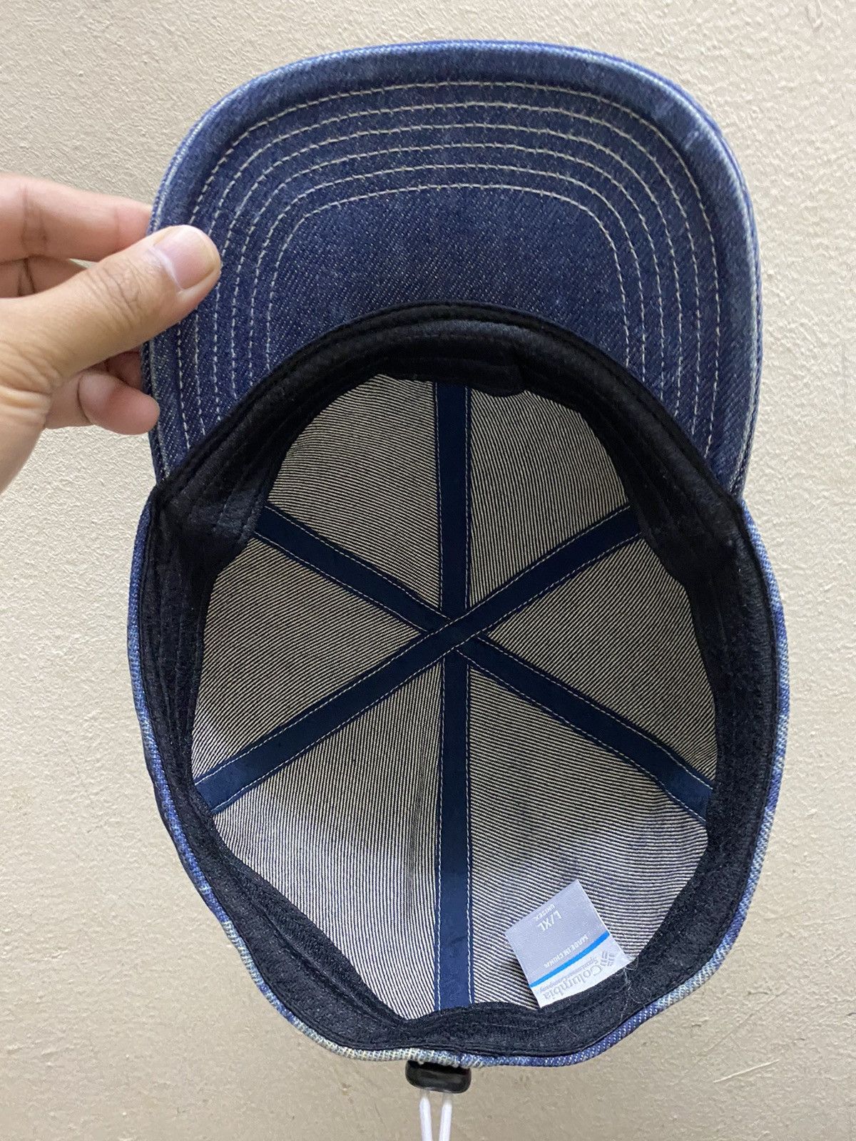 Columbia × Vintage Columbia Denim Tie-Dye Fitted Cap Size ONE SIZE - 6 Thumbnail