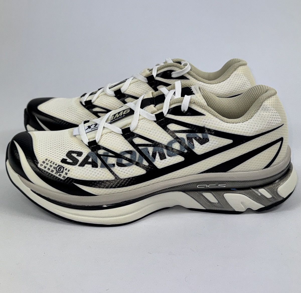 Salomon x MM6 MAISON MARGIELA XT-MM-6 VANILLA ICE SNEAKERS Size US 8.5 / EU 41-42 - 5 Thumbnail