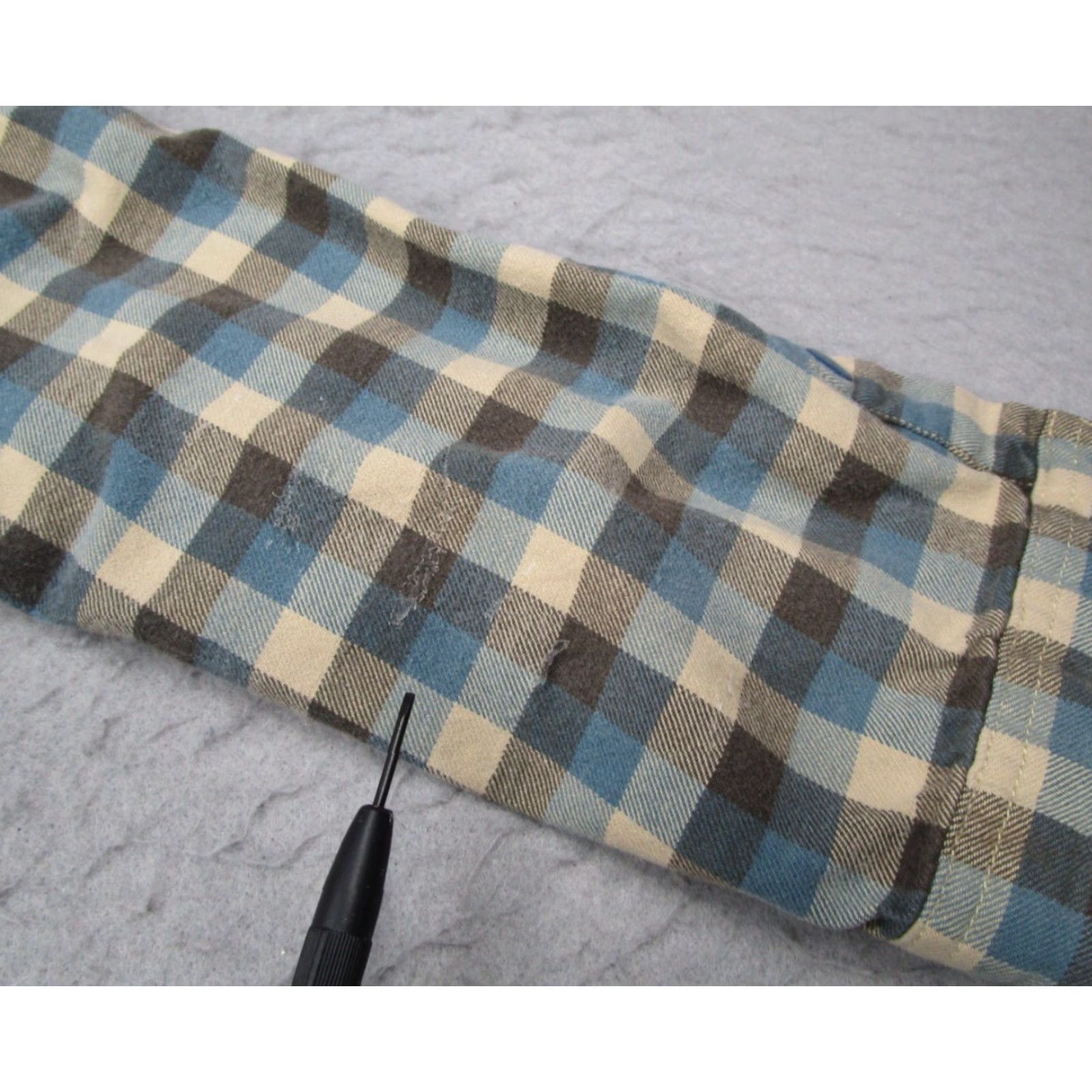 Howler Brothers Howler Brothers Shirt Mens Medium Blue Check Snap Front Workwear Hike Yoke Rancher Size US M / EU 48-50 / 2 - 5 Thumbnail