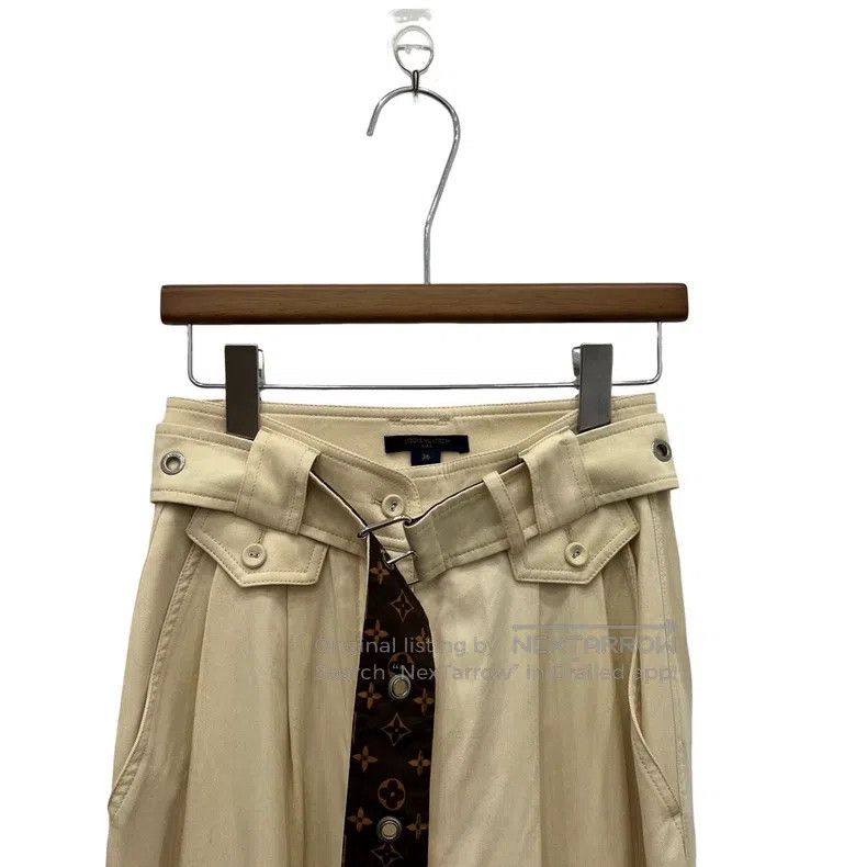 Louis Vuitton Louis Vuitton Belted presbyopic slacks pants Size US 36 / EU 52 - 4 Thumbnail