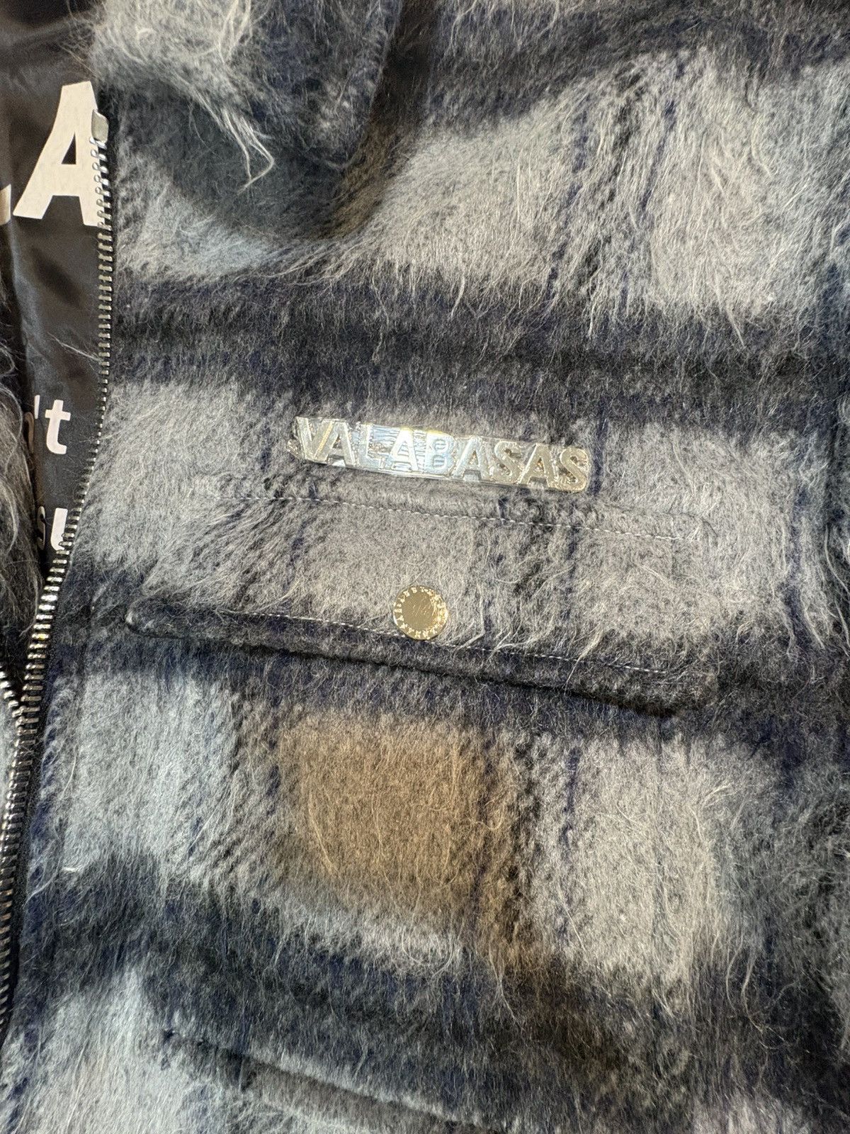 Valabasas NWOT Valabasas 'Poineer' Black Grey Plaid Mohair Jacket XL Size US XL / EU 56 / 4 - 12 Thumbnail
