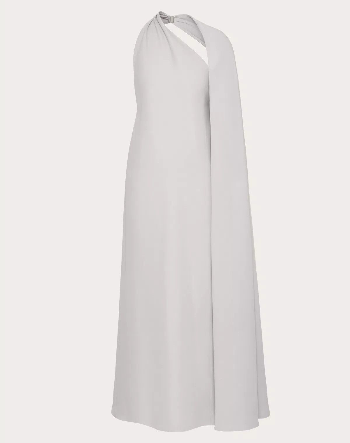 o1s1wg111125 Structured Couture Midi Dress in Gray