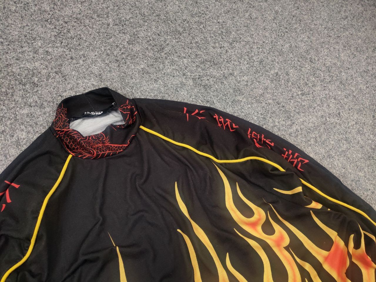 Jaded London Jaded London Fire Logo dragon Long sleeve Oversized Y2K Size S / US 4 / IT 40 - 6 Thumbnail