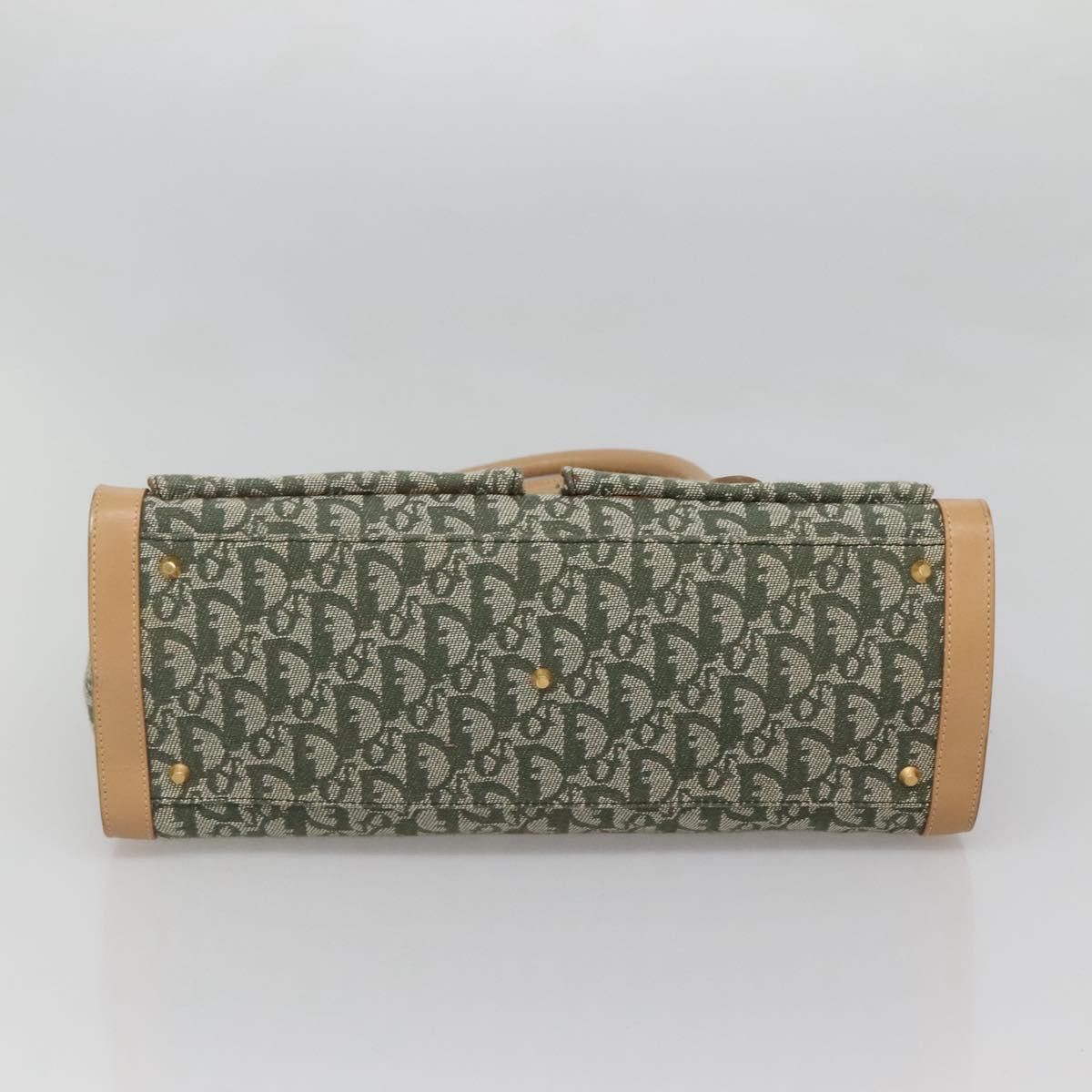 Dior DIOR Trotter Canvas Hand Bag Khaki Gold Size ONE SIZE - 9 Thumbnail