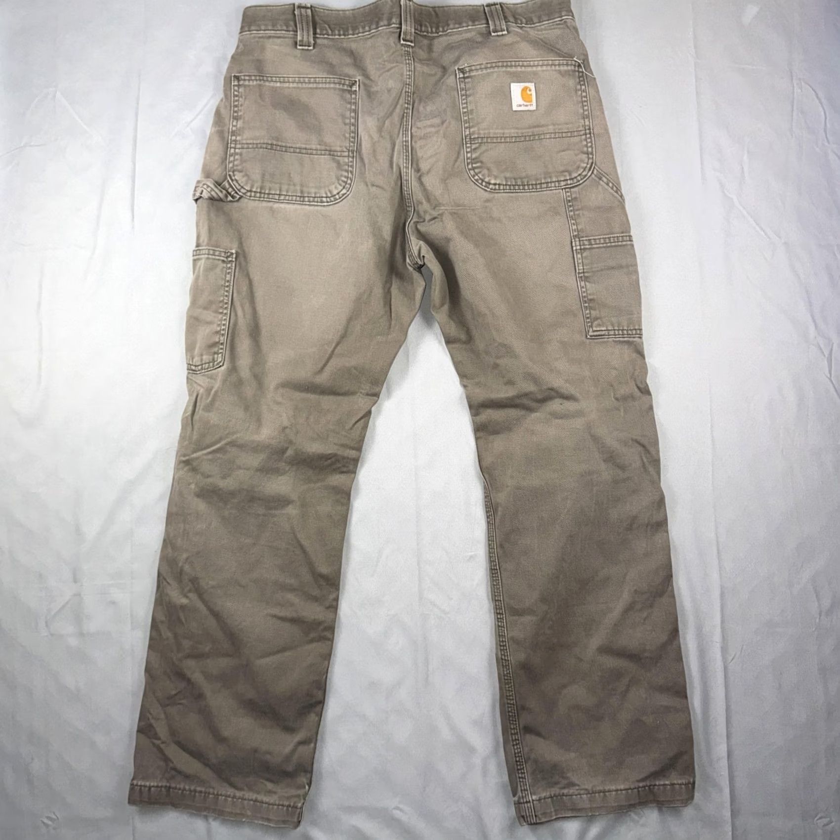 Carhartt Carhartt Pants Mens 36x30 Beige Canvas Carpenter Workwear Utility Cargo Size US 36 / EU 52 - 3 Thumbnail
