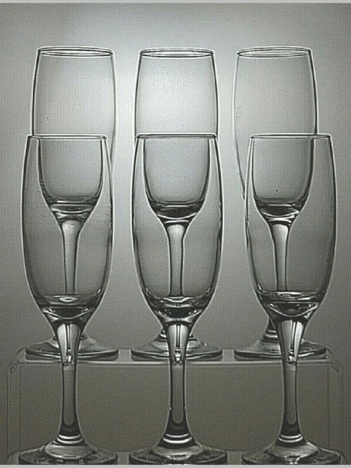 Other Dartington Crystal Set Of 6 Champagne Flutes 8 1/4" Size ONE SIZE - 1 Thumbnail