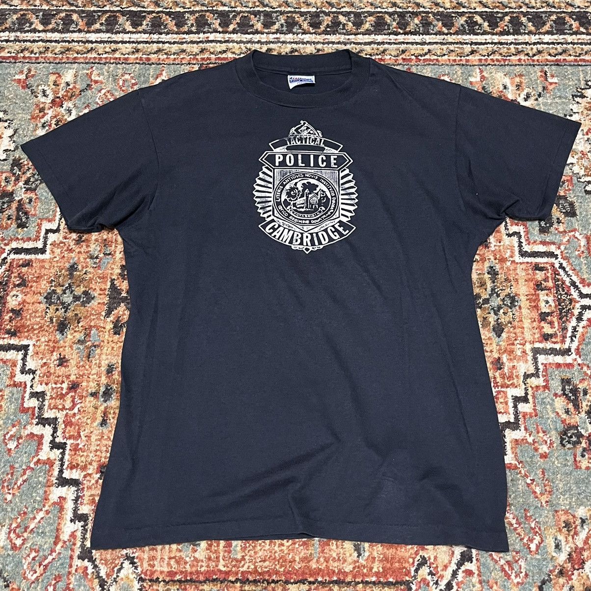Vintage Vintage Cambridge Tactical Police Boston L Shirt Mass Size US L / EU 52-54 / 3 - 1 Thumbnail