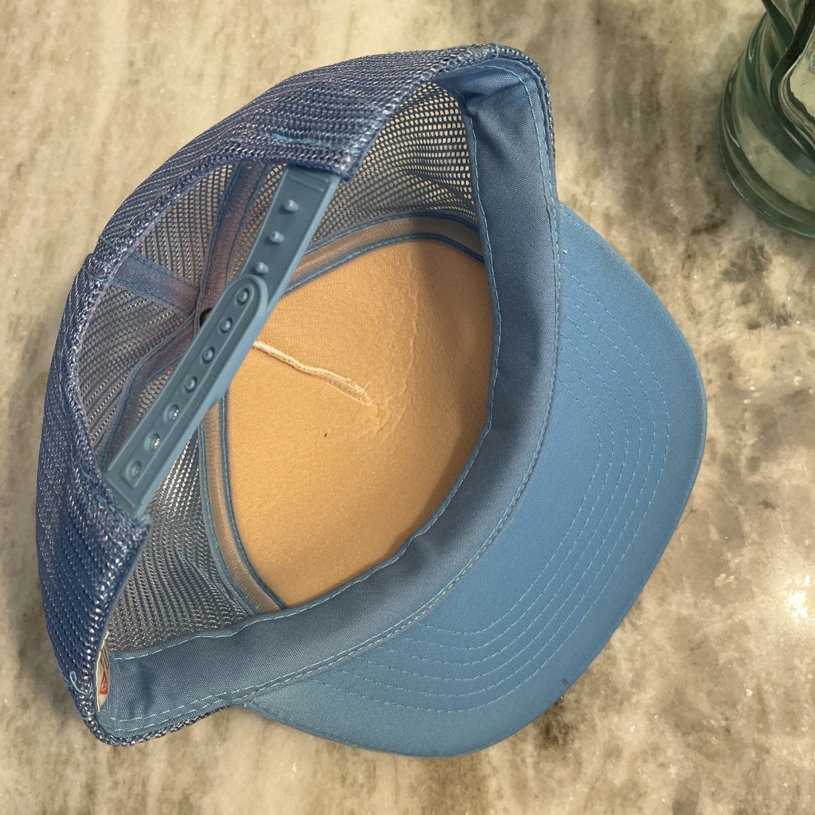 Vintage Vtg Adjustable New Yorker Lite N Healthy Trucker Hat Youngan Size ONE SIZE - 7 Thumbnail