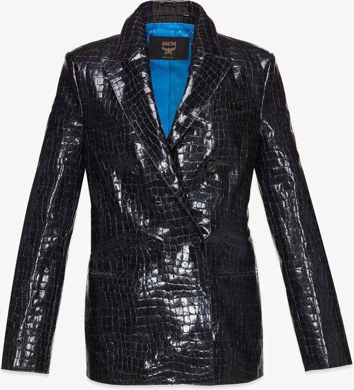 MCM o1mt1gz0625 Leather Jacket in Black Size M / US 6-8 / IT 42-44 - 1 Thumbnail