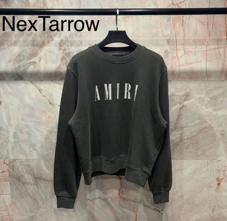 Amiri Amiri washed old logo pullover hoodie 2412-Nextarrow Size US M / EU 48-50 / 2 - 1 Thumbnail