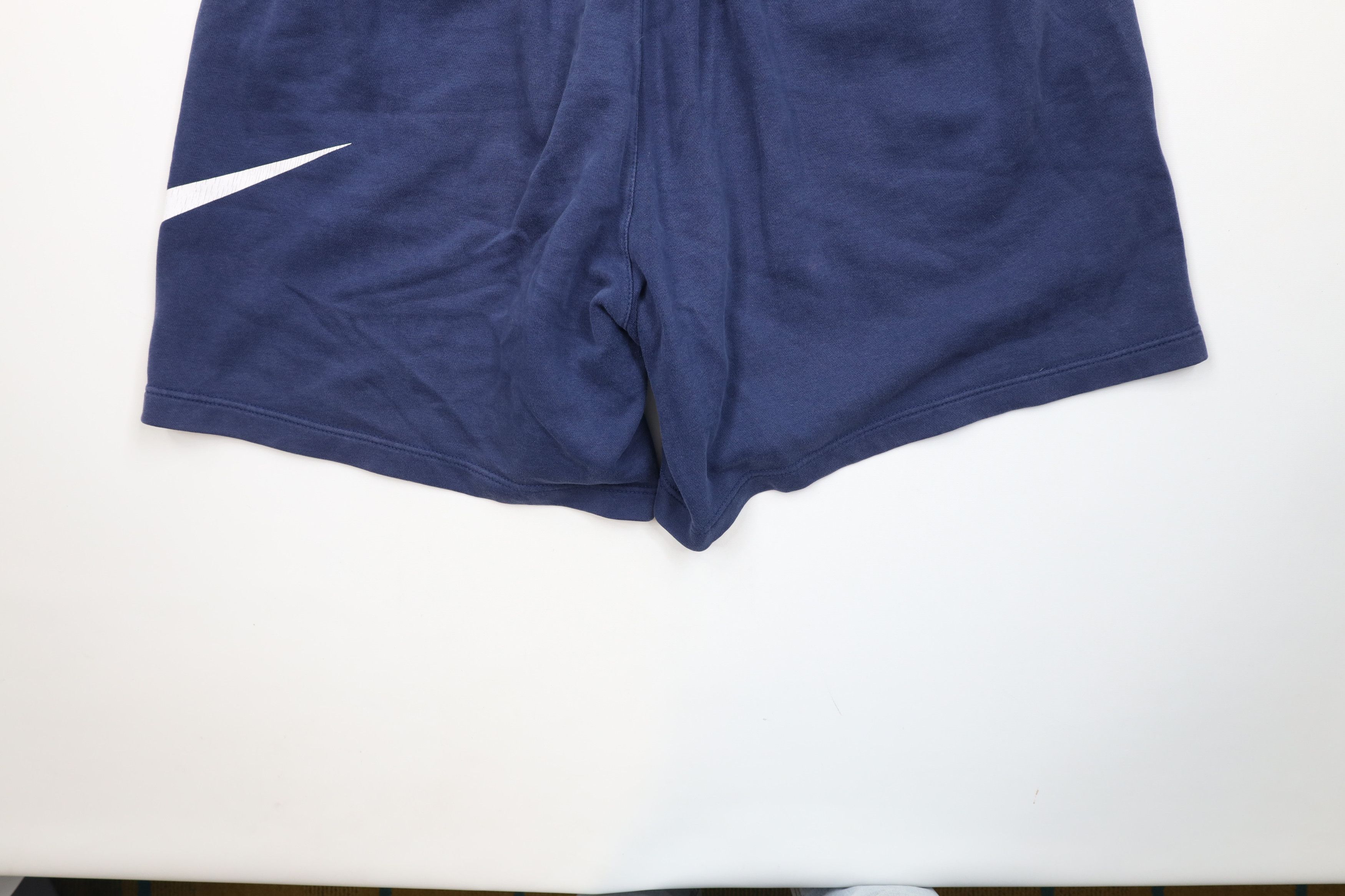 Nike Vintage Y2K Nike Swoosh Above Knee Sweatpants Shorts Blue Size US 38 / EU 54 - 12 Thumbnail