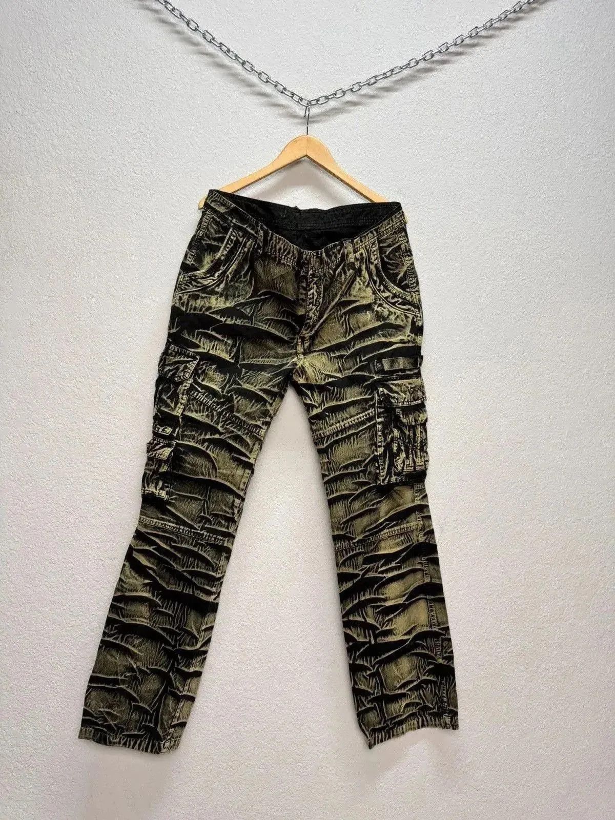 Japanese Brand G-Star raw Bondage Cargo Pants Dolce Gabbana Style Y2K Japan Size US 34 / EU 50 - 2 Thumbnail
