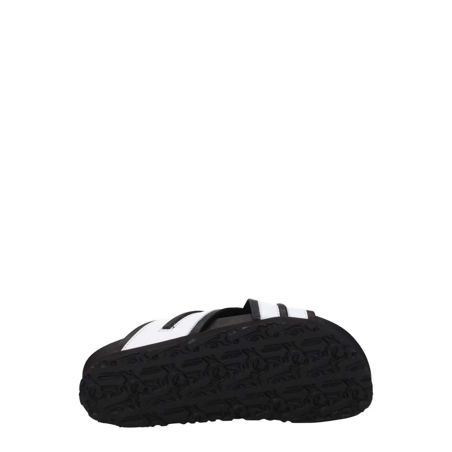 Palm Angels ob1o1e1124 Leather Slippers in Black White Size US 7 / IT 37 - 5 Thumbnail