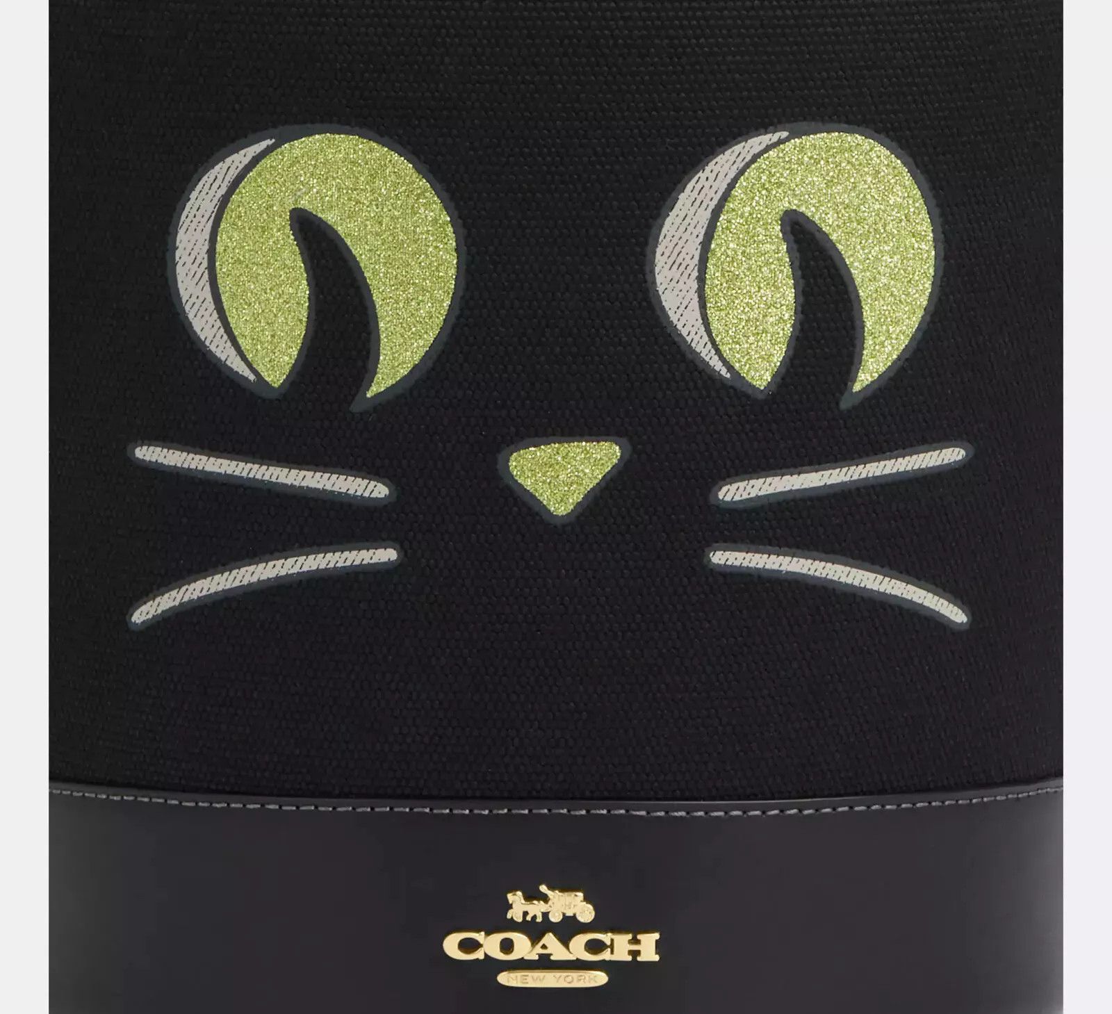Coach Trick Or Treat Bucket With Halloween Cat CW532 Size ONE SIZE - 11 Preview