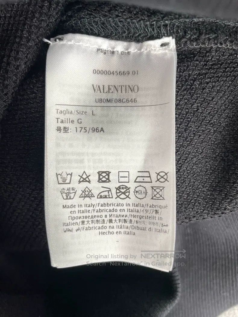 Valentino Valentino Limited edition hooded sweatshirt Size US L / EU 52-54 / 3 - 8 Thumbnail