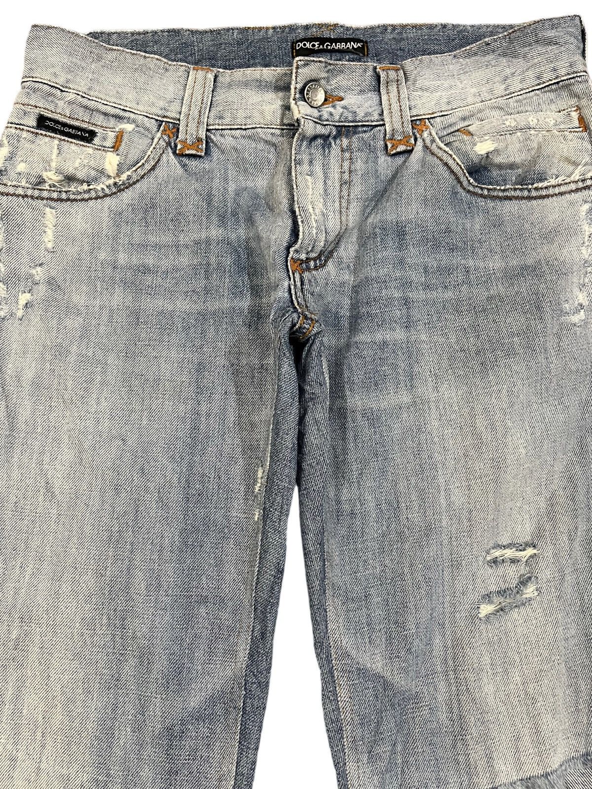 Dolce & Gabbana Vintage Dolce&Gabbana Distressed Denim Size US 31 - 2 Thumbnail