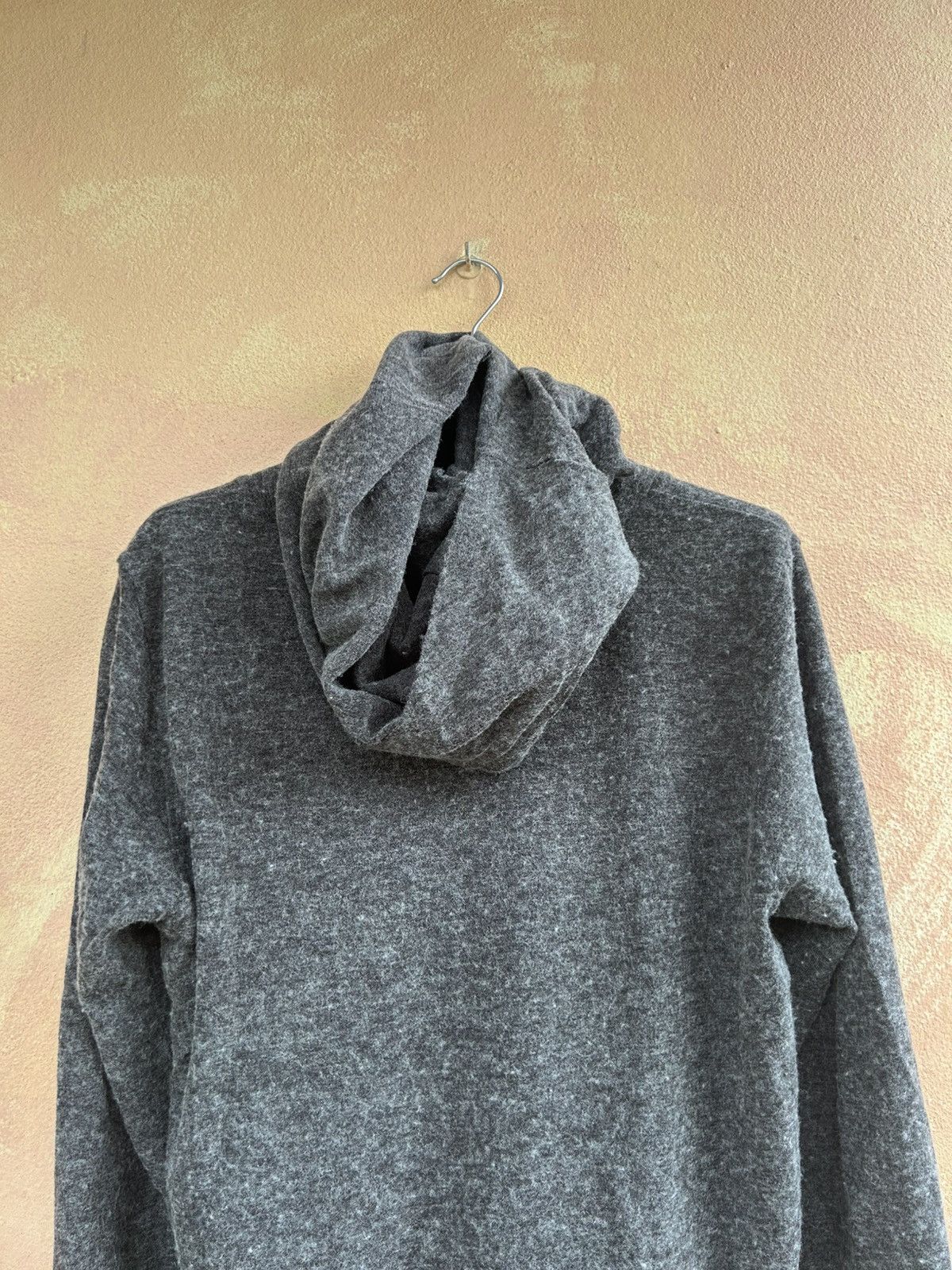 Juun.J grey asymmetric wool sweater knit NEW margiela rick owens 48 Size US M / EU 48-50 / 2 - 3 Thumbnail