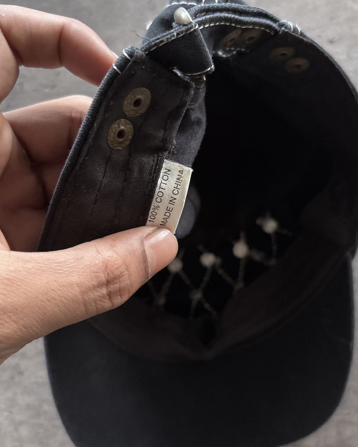 If Six Was Nine Vintage Studed Skull Cadet Hats Black Size ONE SIZE - 5 Thumbnail