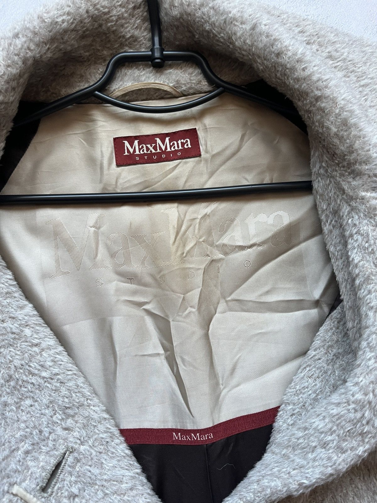 Max Mara Max mara wool teddy coat Size L / US 10 / IT 46 - 6 Thumbnail