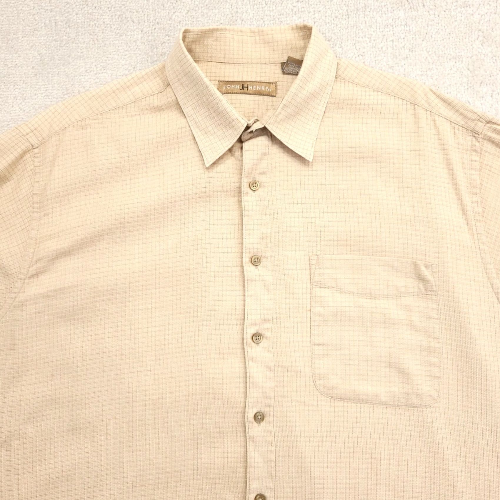 Vintage John Henry Button Up Shirt Mens XL Long Sleeve Plaid Size US XL / EU 56 / 4 - 6 Thumbnail