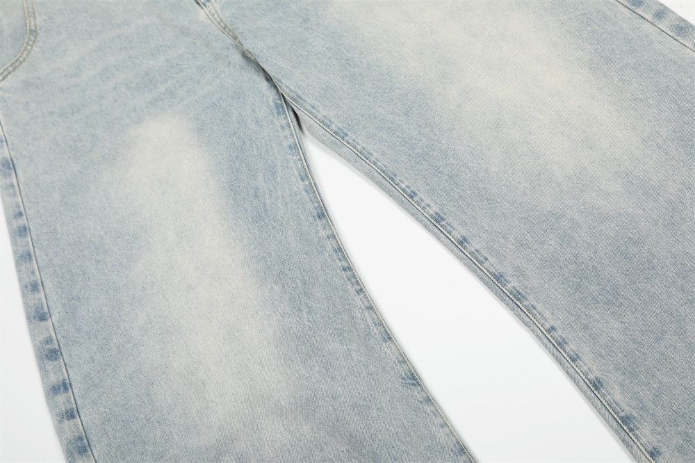 Jean Punk Heavy Washed Denim Machete Pants for Men Size US 32 / EU 48 - 4 Thumbnail