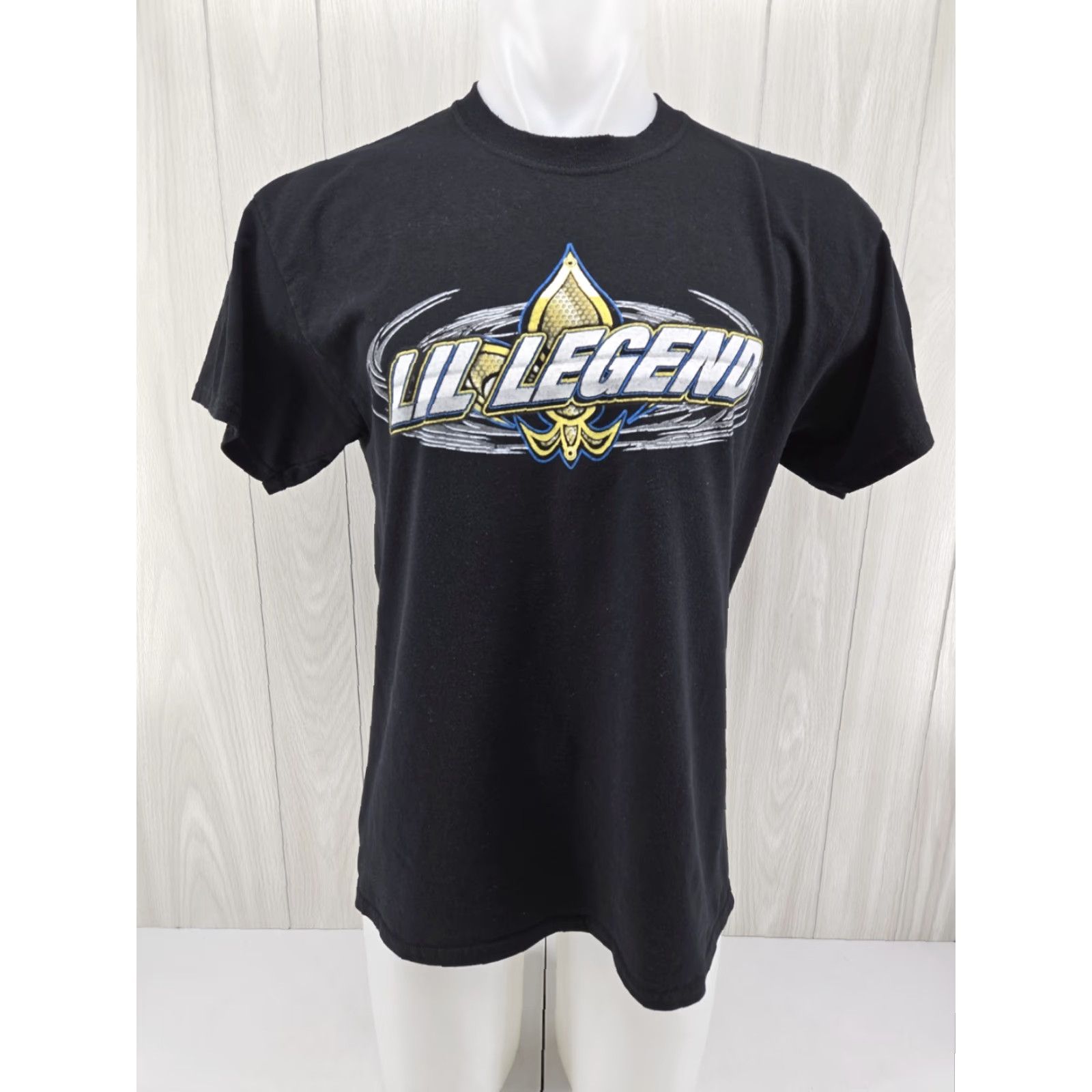 Gildan Bobby Ducote Warpath Street Cars Lil Legend Racing T-Shirt LARGE Black Cotton Short Sleeve Mens Size US L / EU 52-54 / 3 - 3 Thumbnail