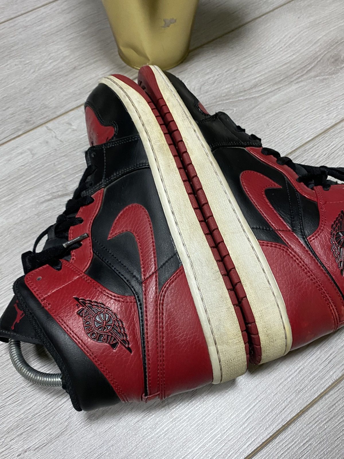 Jordan Brand Air Jordan Banned 1 (Bred 1) leather Size US 10.5 / EU 43-44 - 8 Thumbnail