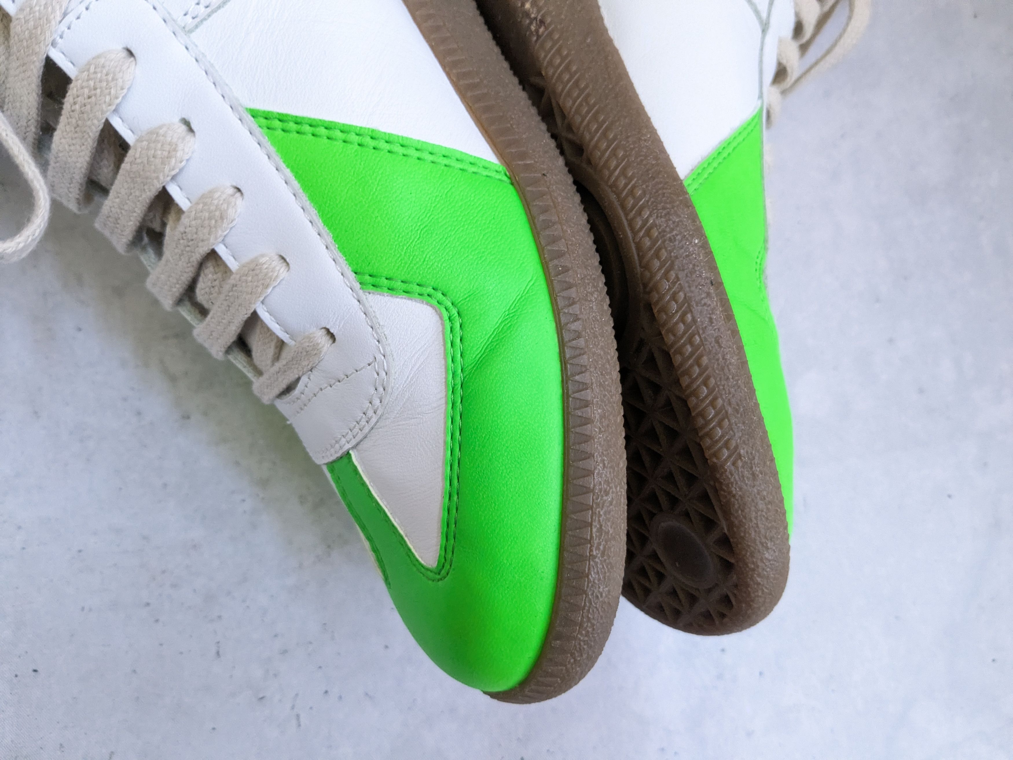 Maison Margiela Maison Margiela Replica GAT Sneakers White Green 13 46 Size US 13 / EU 46 - 12 Thumbnail