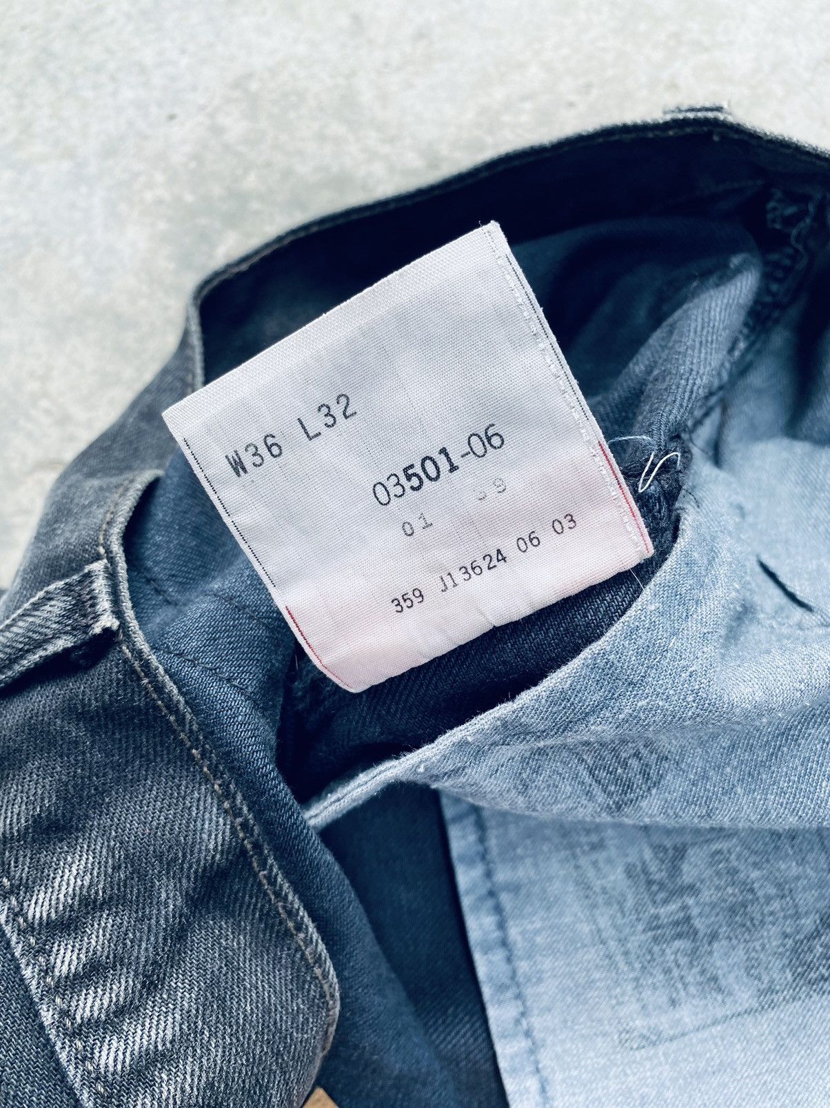 Levi's Vintage 90s Levis 501 Luster Denim Pants Size US 36 / EU 52 - 17 Thumbnail