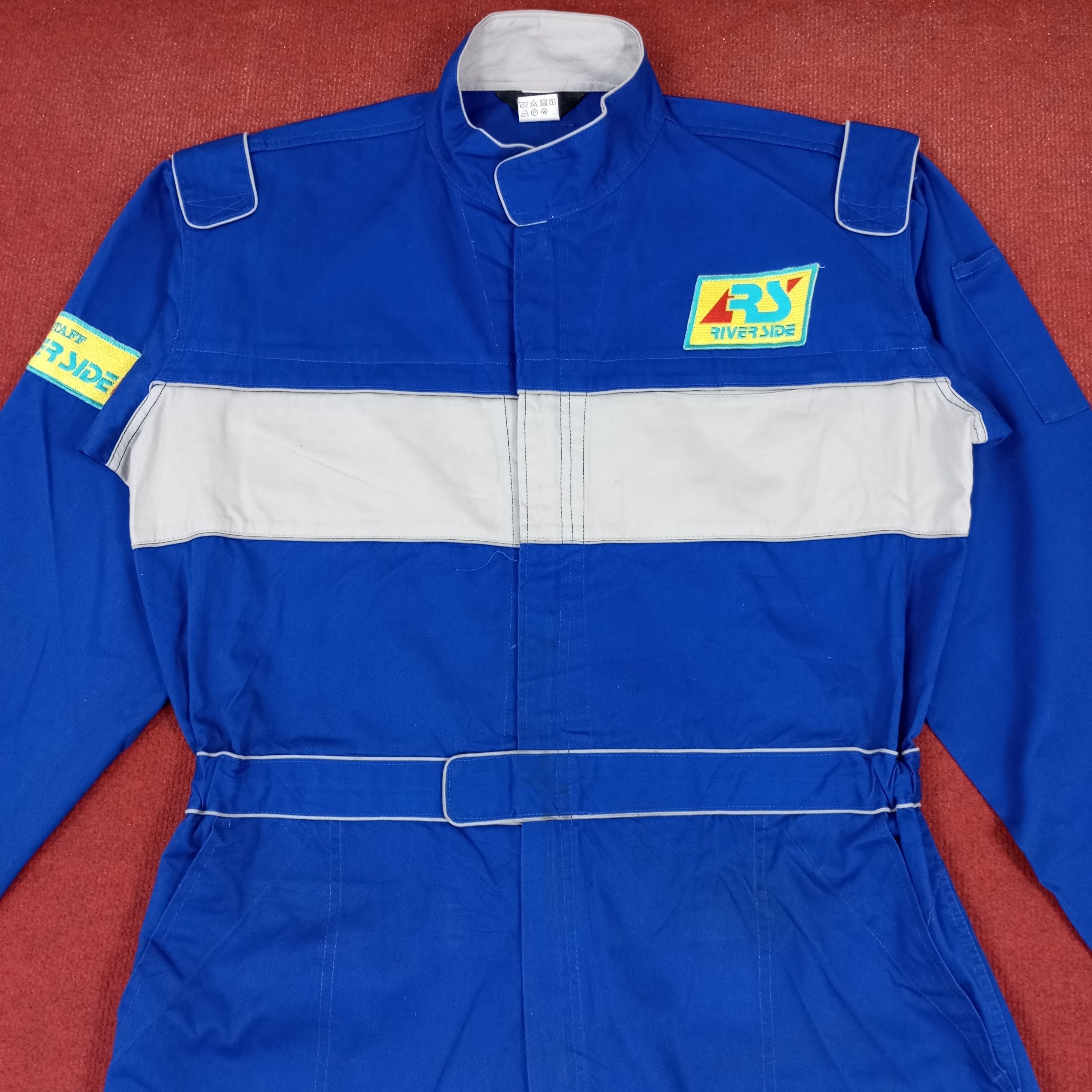 Vintage River Side Staff The Best Car Workwear Coverall Jacket Size US L / EU 52-54 / 3 - 5 Thumbnail