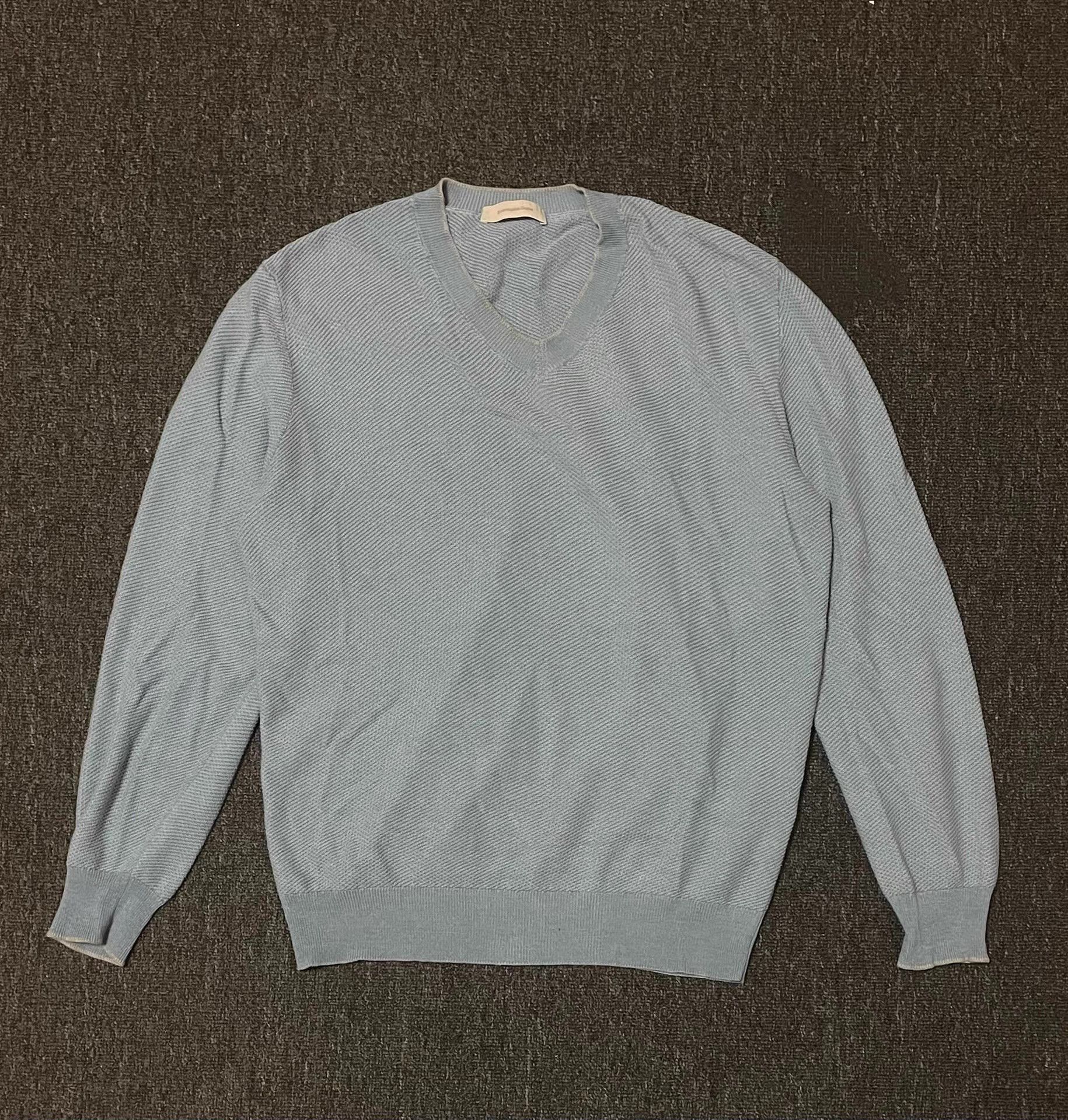 Ermenegildo Zegna Ermenegildo Zegna mainline V-neck pullover Size US M / EU 48-50 / 2 - 1 Thumbnail