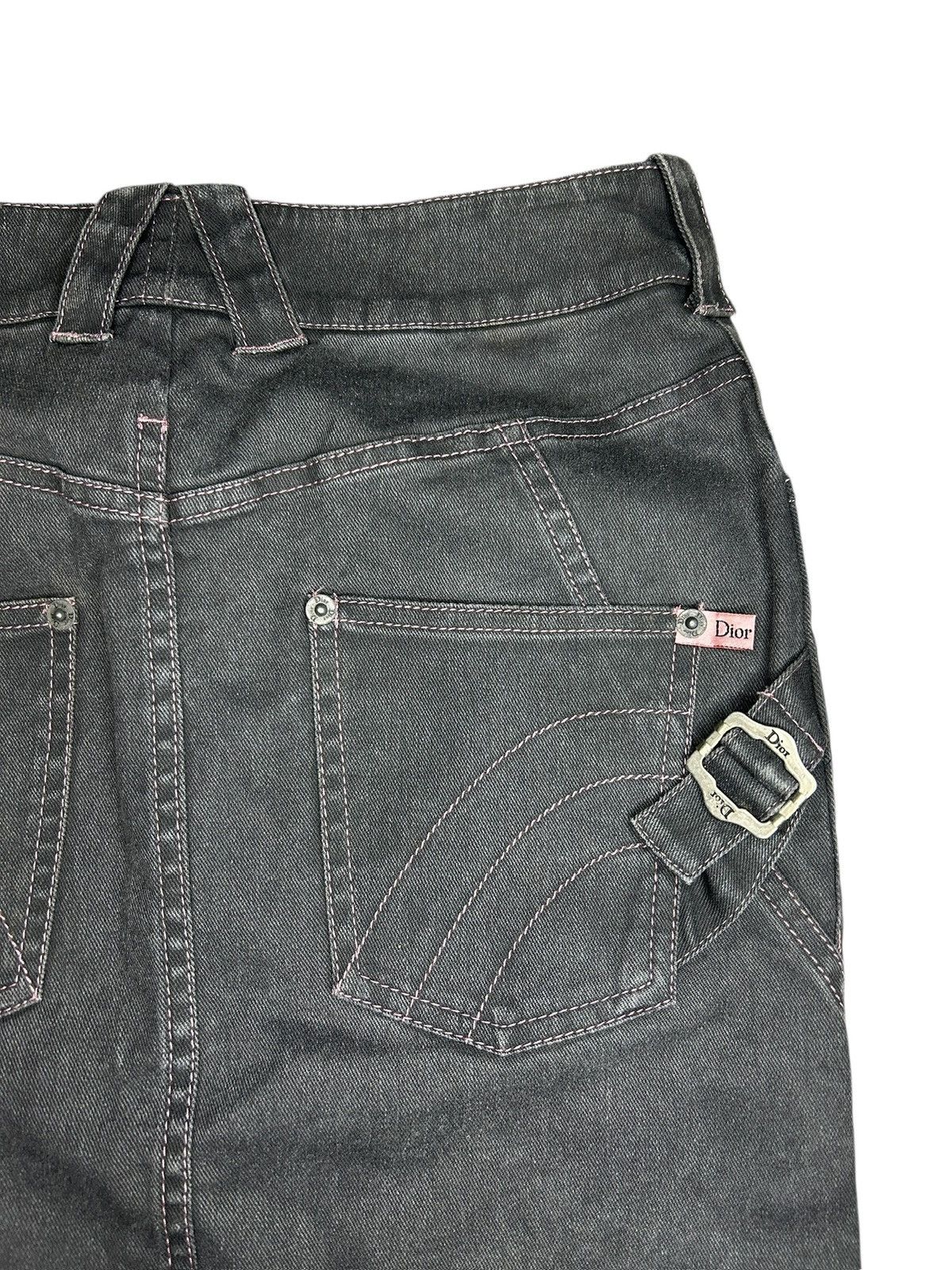 Dior S/S 03 Dior by Galliano Denim Skirt Size 26" / US 2 / IT 38 - 9 Thumbnail